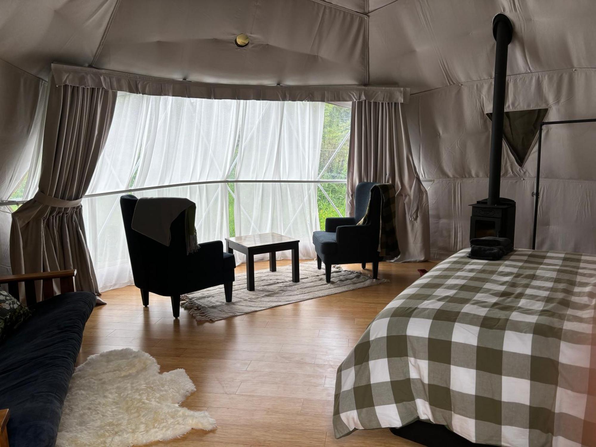 Takahuri Glamping Domes Whanganui Kültér fotó